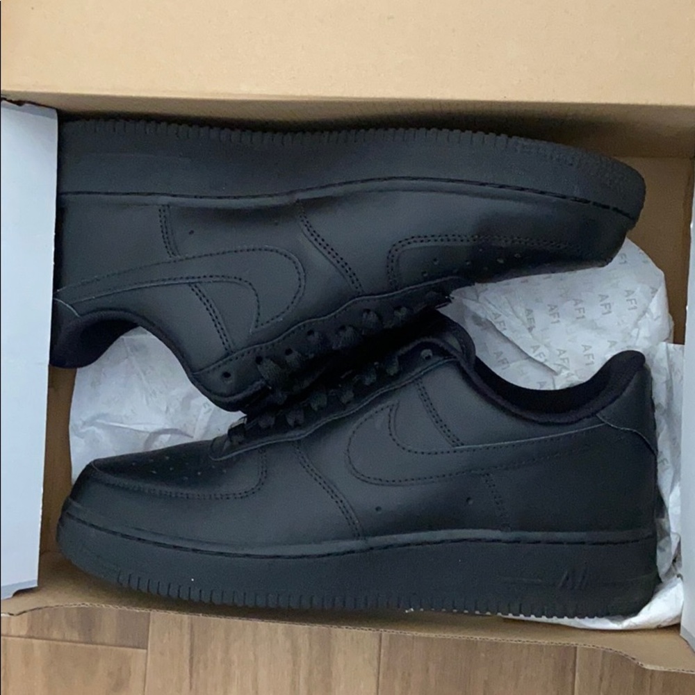 BLK Air Force 1s